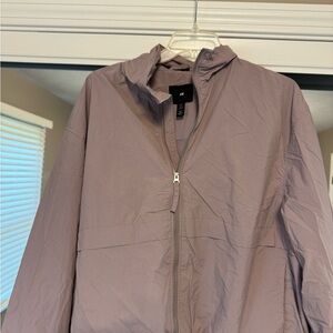 H&M Dusty Mauve Hooded Utility Jacket
